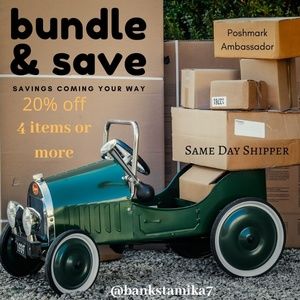 WOW!!! Bundle any 4 items & get 20% OFF